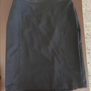 Black pencil skirt